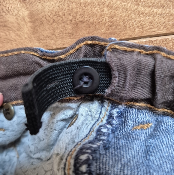 Hurley Baby Boys’ Blue Denim Jeans – Size 12M - Picture 3 of 4